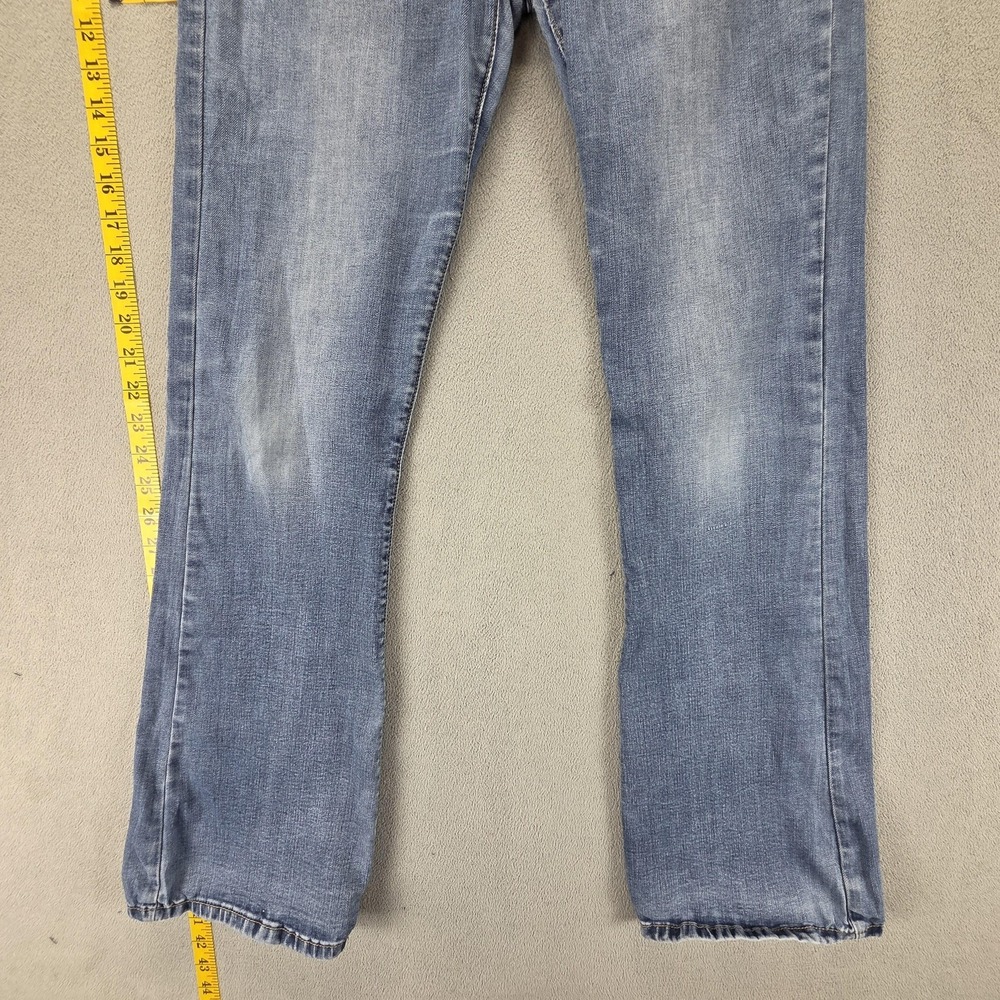 Diesel Jeans Womens Blue High Waist Bootcut Flare Medium Wash Stretch Fits 24x32 - Picture 9 of 16